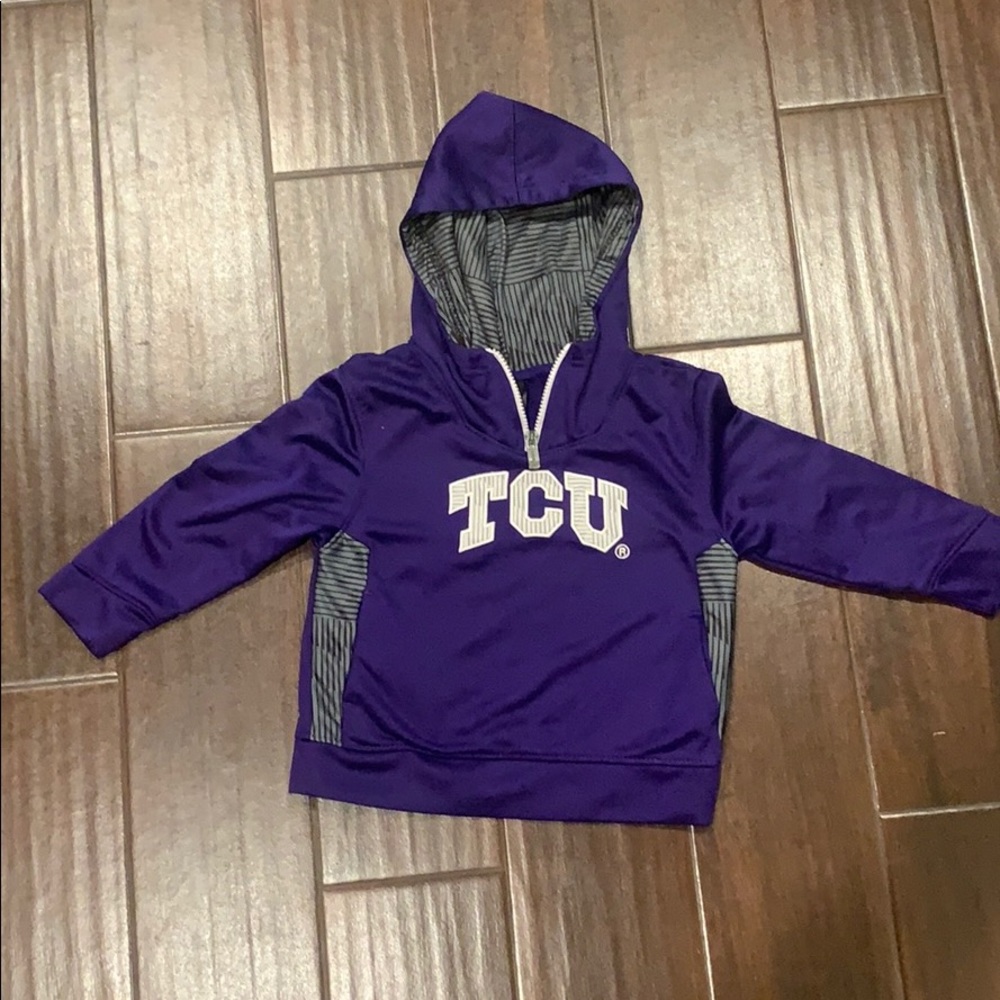 TCU kids 5/6 pullover hoodie